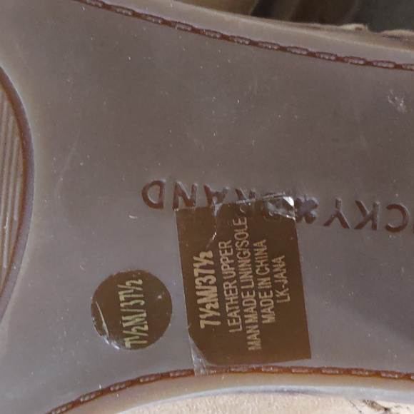 Lucky Brand Jana ankle suede boot, 2.5" heel, 7 1/2, like new - Picture 9 of 10